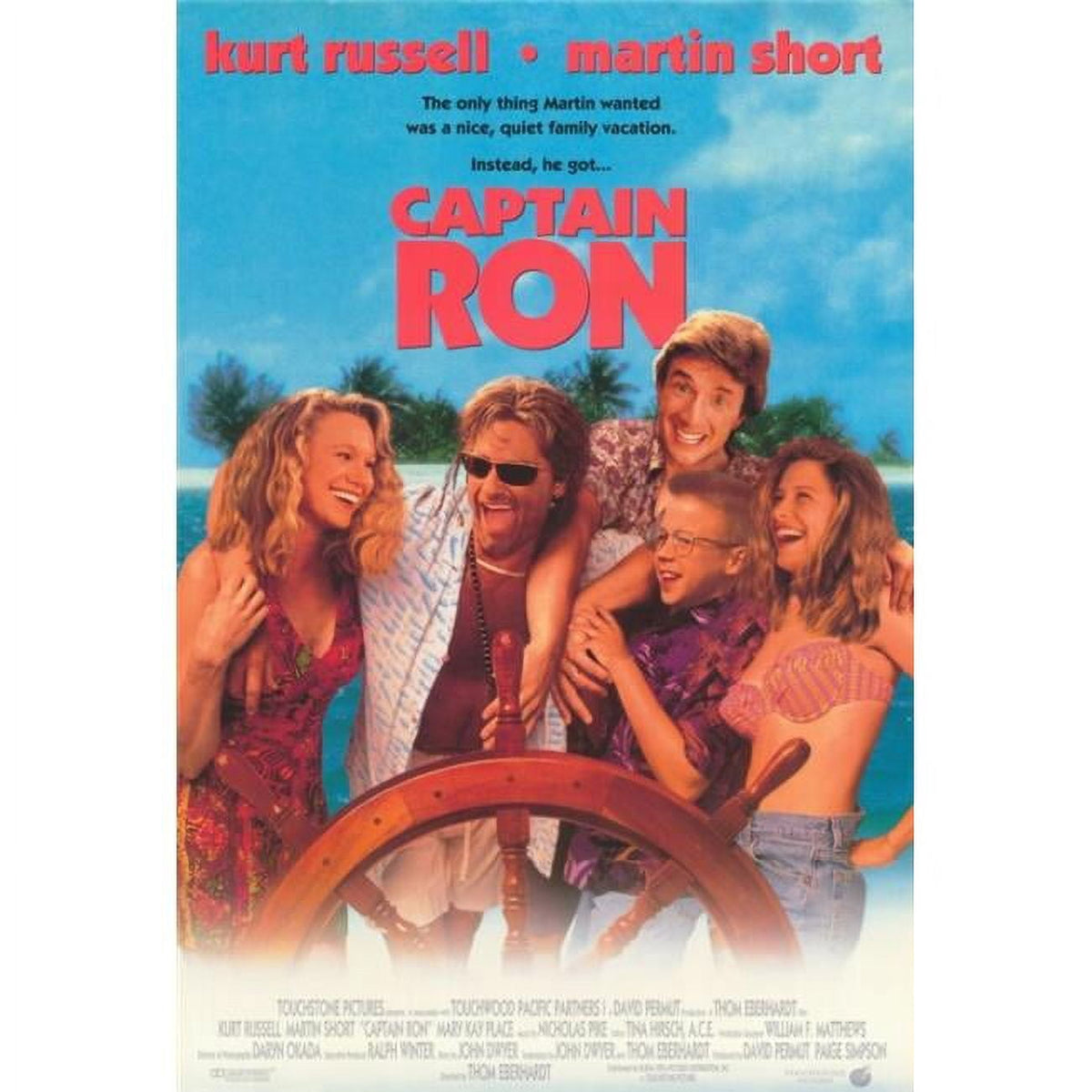 Captain Ron Movie Poster Print in 27x40 size, vibrant colors, perfect for home decor.