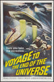 Voyage To The End Of The Universe movie poster print 1963