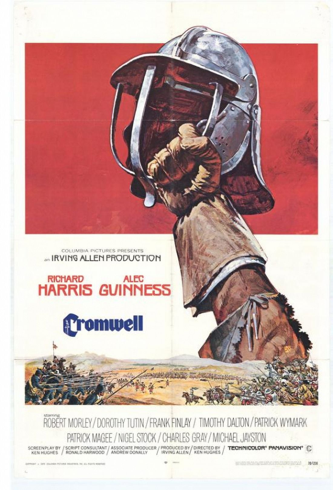 Cromwell Movie Poster 11x17 print showcasing historical drama