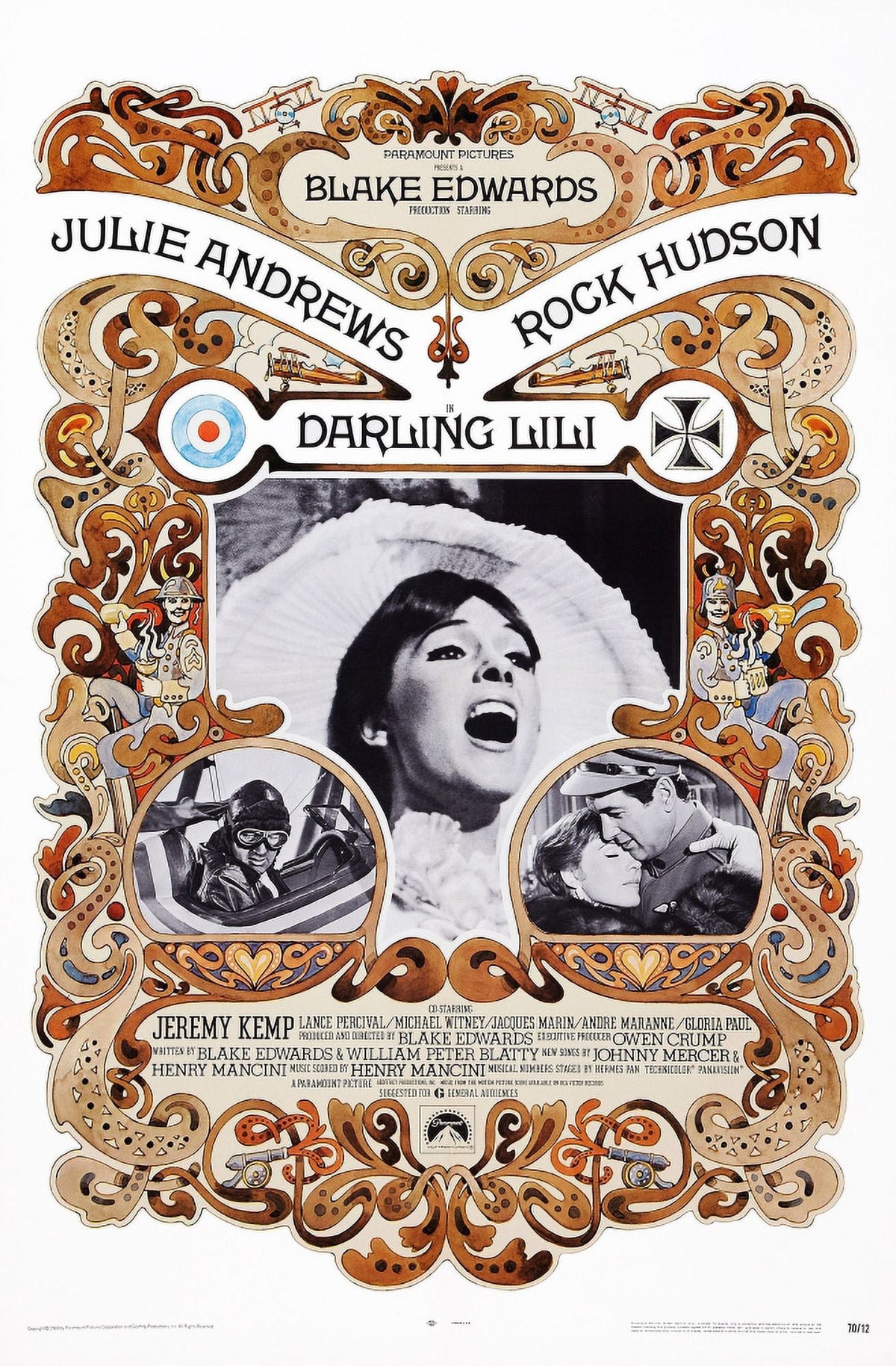 Darling Lili Movie Masterprint Poster featuring Julie Andrews and Rock Hudson