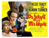 Dr. Jekyll and Mr. Hyde movie masterprint poster featuring Lana Turner, Spencer Tracy, and Ingrid Bergman, 1941