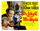 Dr. Jekyll and Mr. Hyde movie masterprint poster featuring Lana Turner, Spencer Tracy, and Ingrid Bergman, 1941