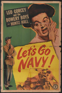 Let's Go Navy Movie Poster 11x17 Print showcasing naval pride and adventure.