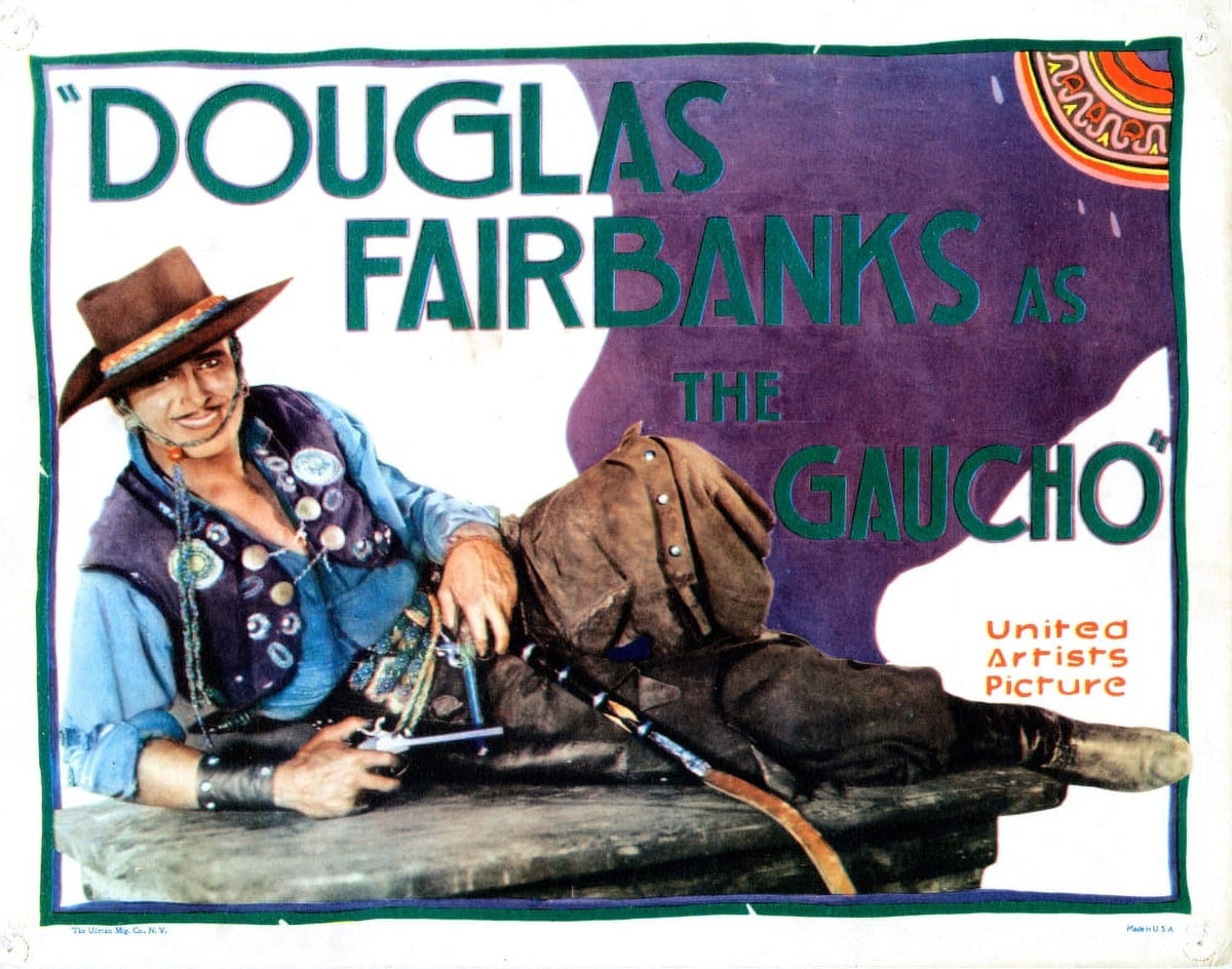 Douglas Fairbanks Sr. 1927 Movie Masterprint Poster Lobby Card
