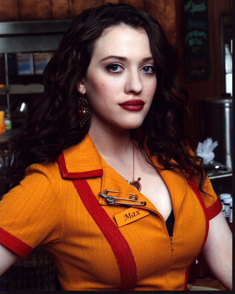 Kat Dennings as Max photo print on set of 2 Broke Girls