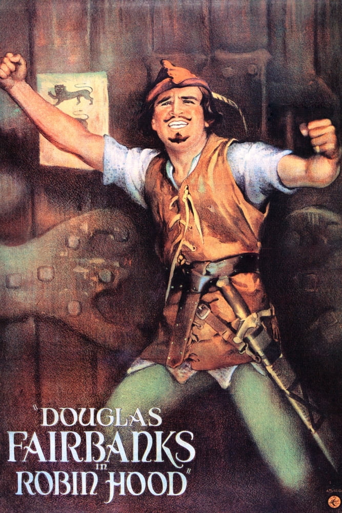 Robin Hood Movie Poster Masterprint featuring Douglas Fairbanks Sr. (1922)