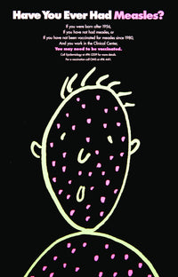 Have You Ever Had Measles educational poster print