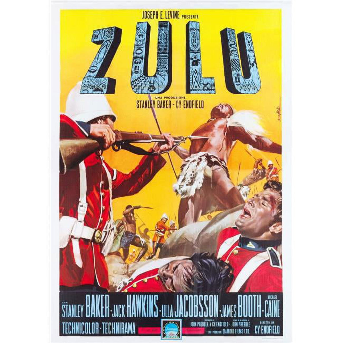 Zulu Movie Poster Art Print - Classic 1964 Film