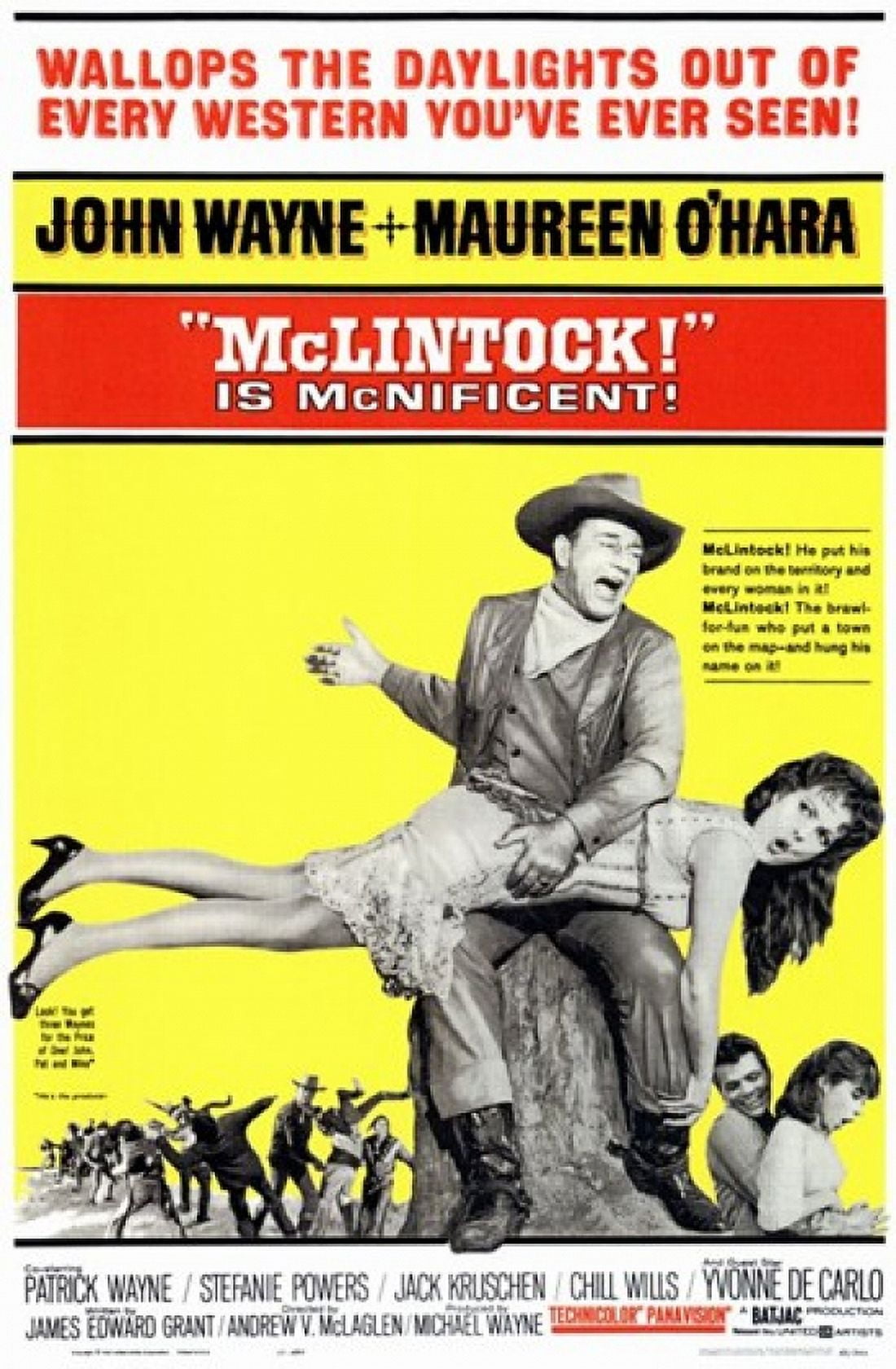 Mclintock movie poster 11x17 classic western film art print