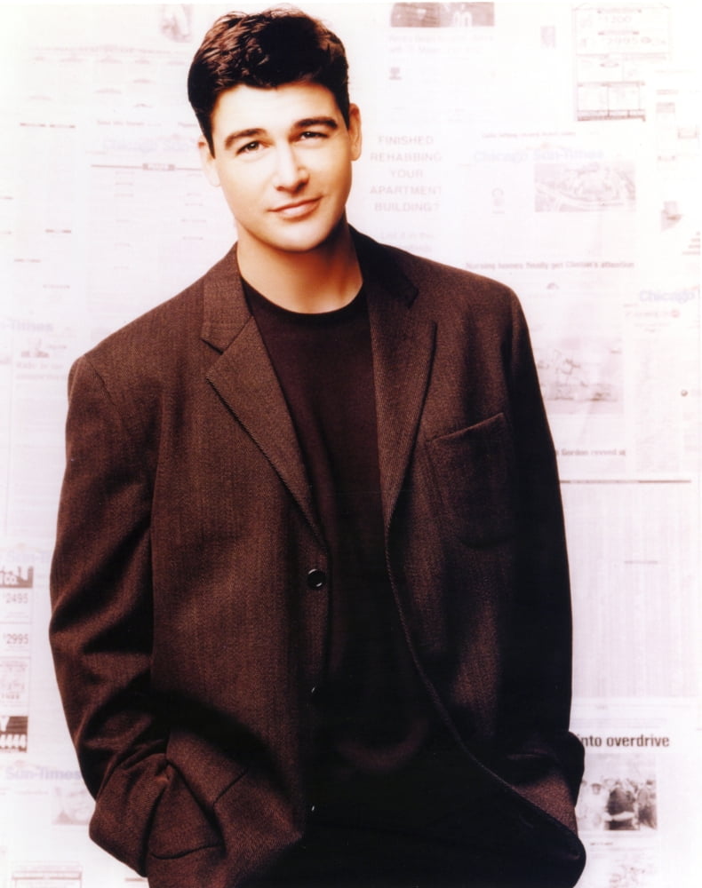 Kyle Chandler portrait photo print in brown coat