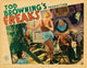 Freaks movie lobby card print featuring Angelo Rossitto, Olga Baclanova, and Johnny Eck.