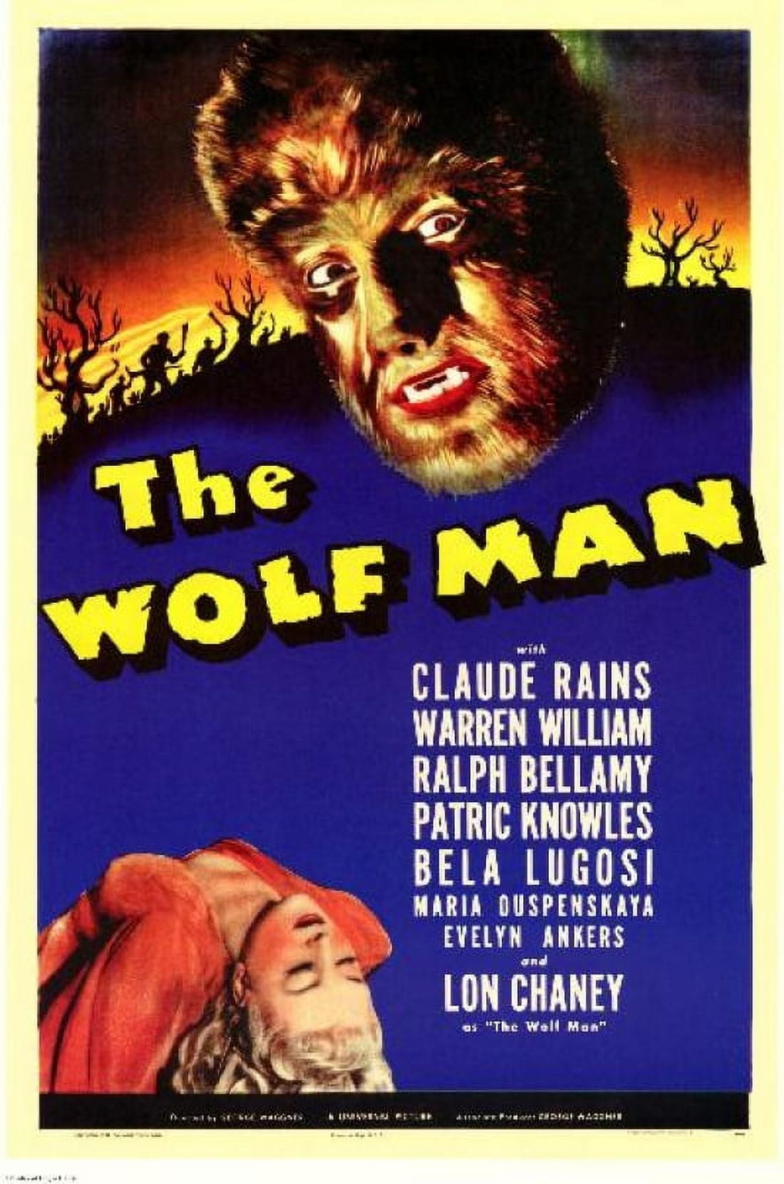 The Wolf Man classic movie poster 11x17 print