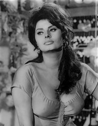 Sophia Loren classic photo print showcasing elegance and charm.
