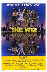 The Wiz Movie Poster 11x17 Print featuring vibrant colors and iconic imagery.