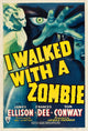 I Walked With A Zombie 1943 movie masterprint poster