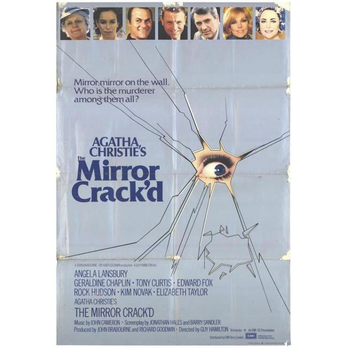 The Mirror Crack'd movie poster print - 27x40 size.