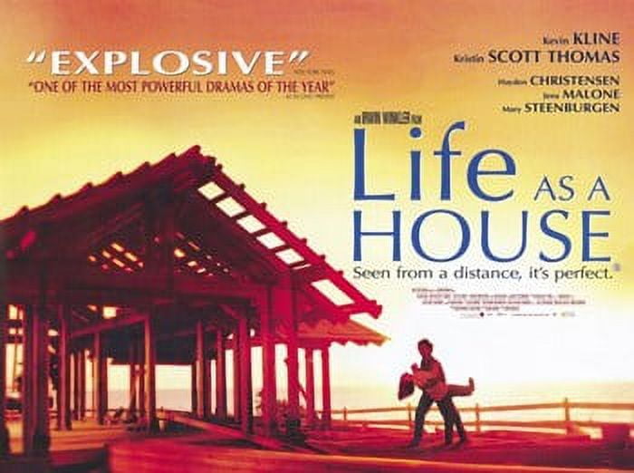 Life as a House Movie Poster 17x11 - vibrant cinematic wall art.