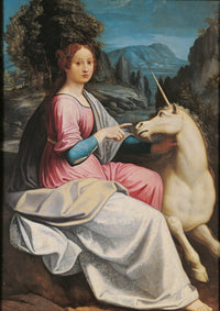 The Lady And The Unicorn Poster Print 18x24 by Posterazzi