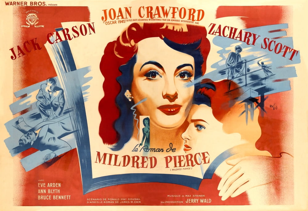 Mildred Pierce Movie Masterprint Poster featuring Joan Crawford and Ann Blyth