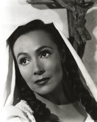 Dolores Del Rio portrait in nun uniform photo print.