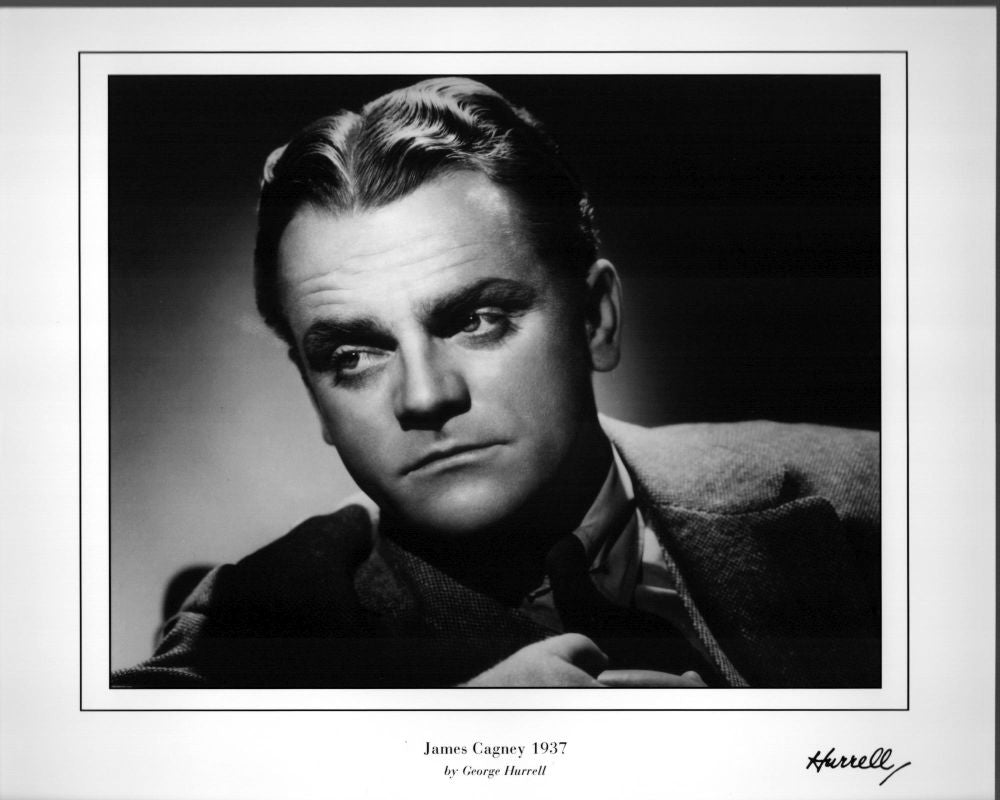 James Cagney 1937 black and white photo print by George Hurrell