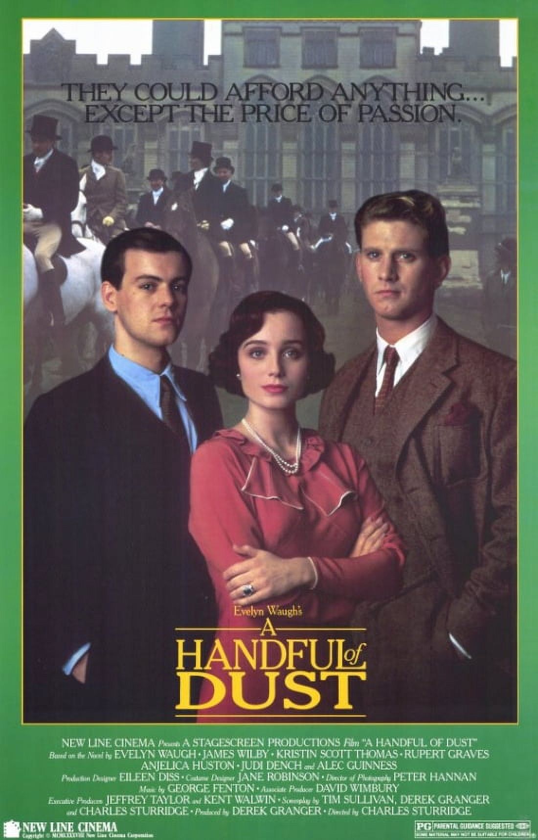 A Handful of Dust movie poster 11x17 print showcasing dramatic artwork.