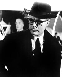 Marcello Mastroianni 1963 photo print capturing classic cinema.