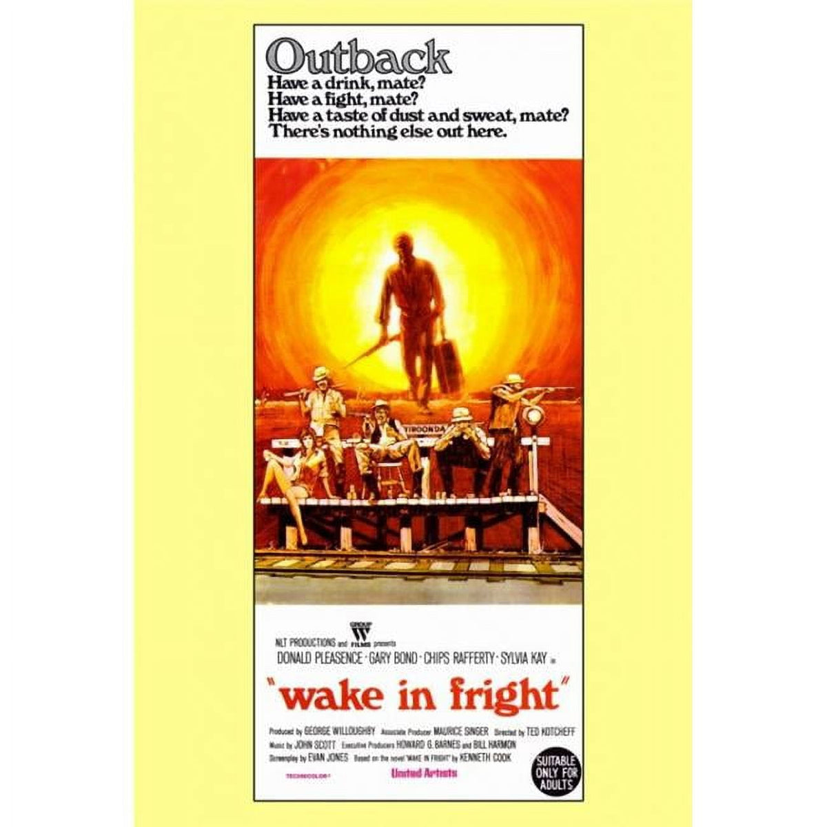Wake in Fright Movie Poster Print 27x40 - Iconic Film Art