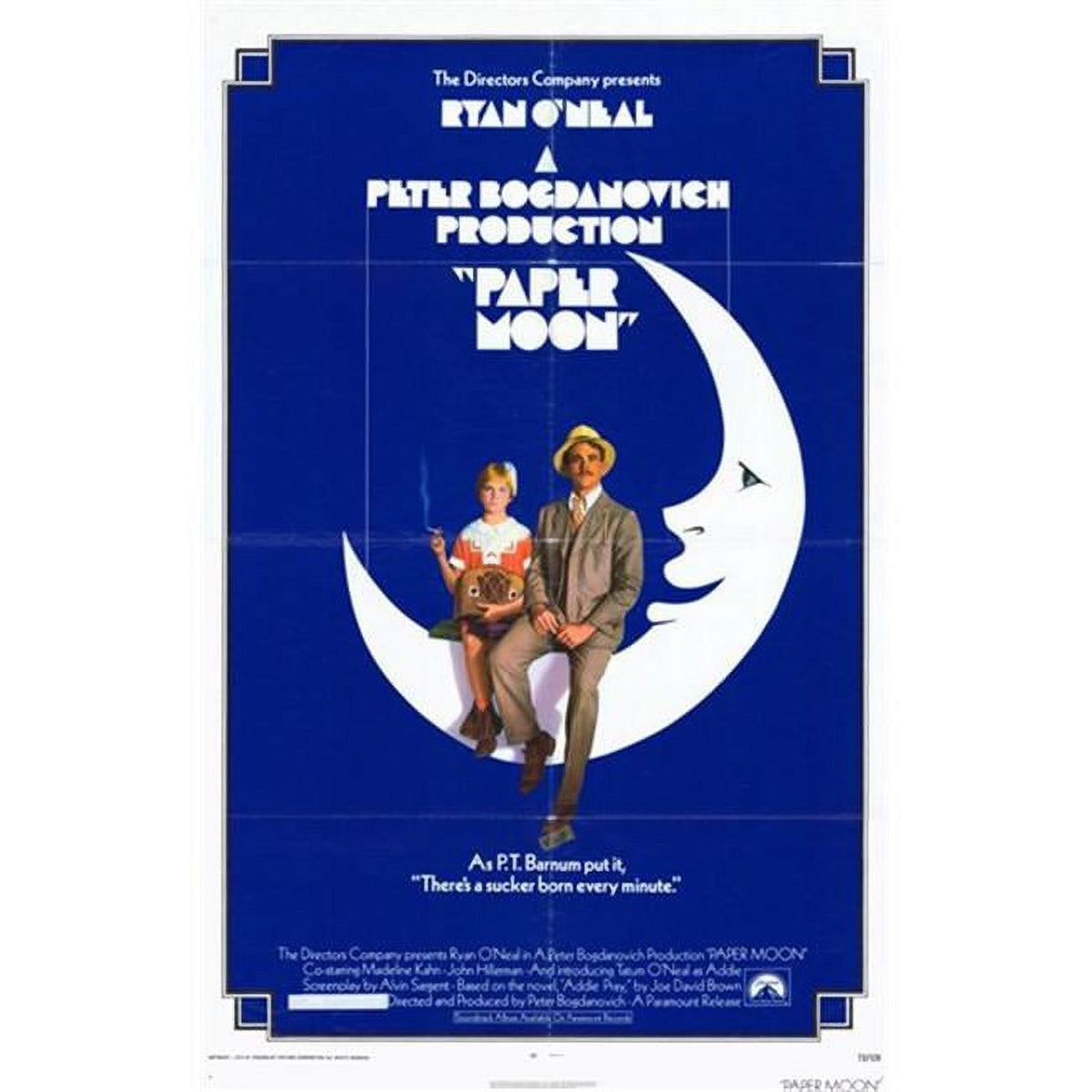 Paper Moon Movie Poster - 11 x 17 print featuring classic cinema art.