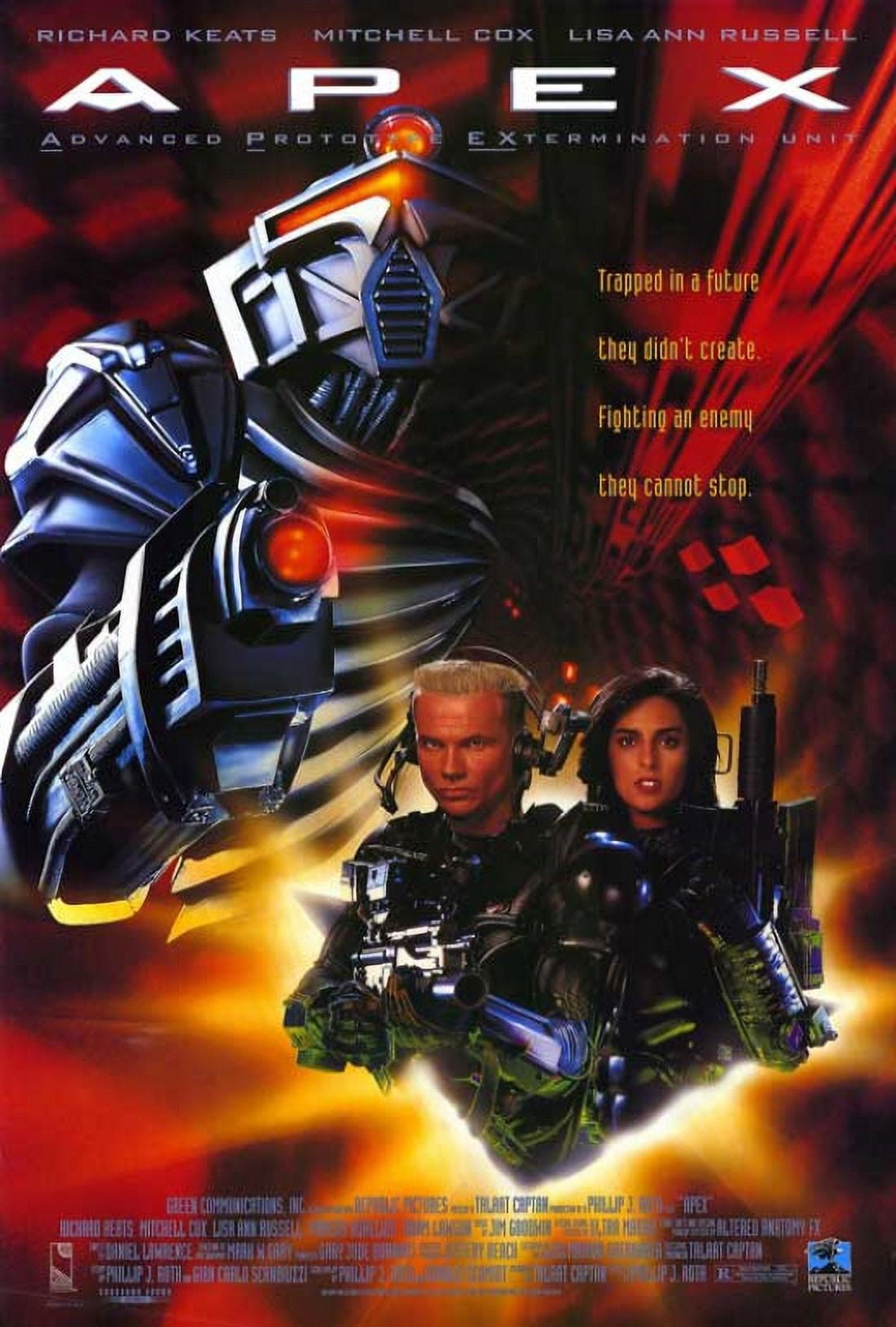 A.P.E.X. Movie Poster - 11x17 print featuring vibrant colors and cinematic design.