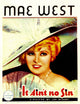 Belle of the Nineties movie poster print featuring Mae West, 11x17 size.