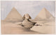 Great Sphinx and Pyramids of Giza poster print by David Roberts.