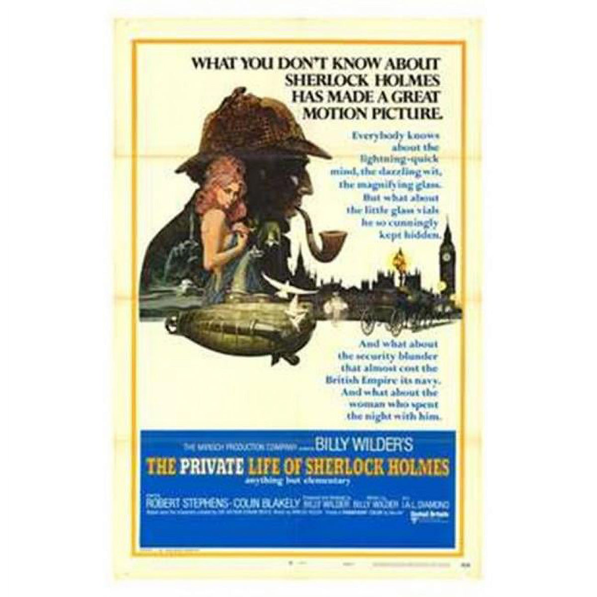 Private Life of Sherlock Holmes Movie Poster 11x17 print.