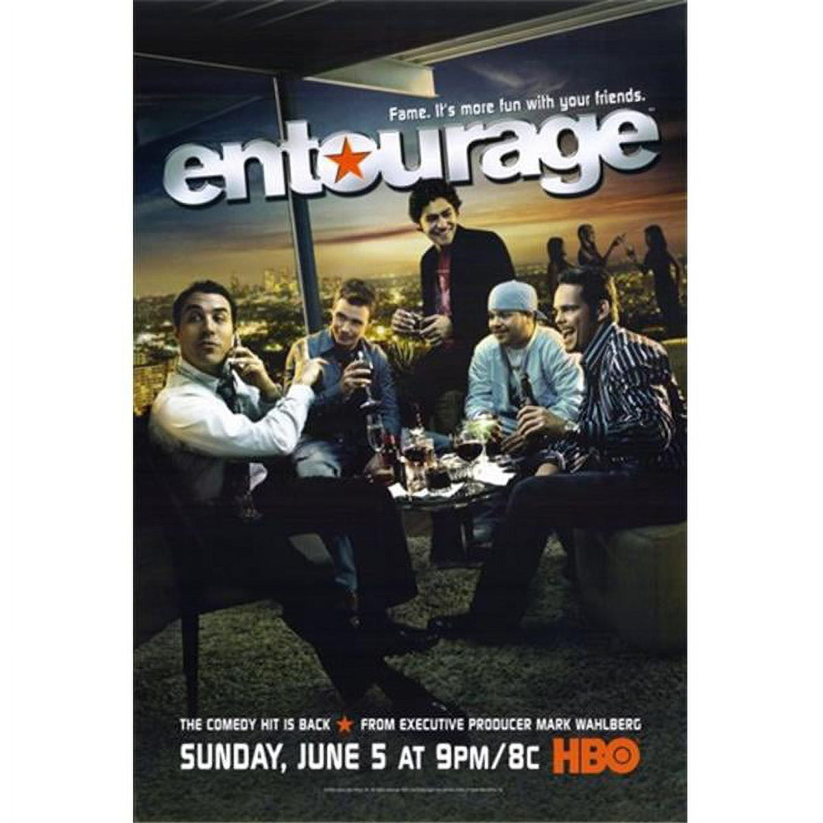 Entourage Style B Movie Poster 11x17 - Perfect for fans