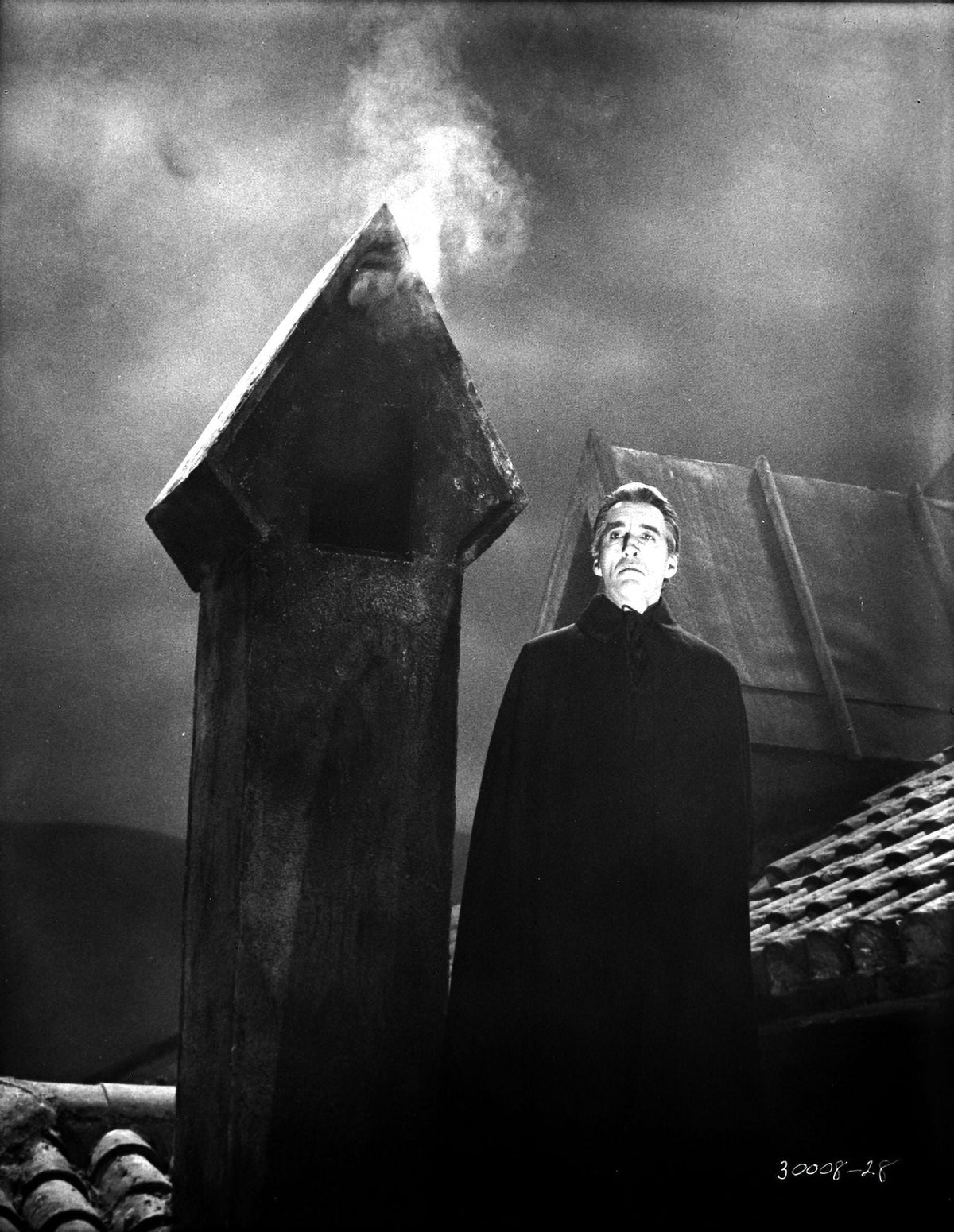 Christopher Lee as Dracula outdoor photo print, 8 x 10