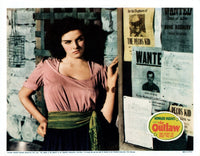 The Outlaw Us lobby card movie poster print featuring Jane Russell, vintage cinema art.
