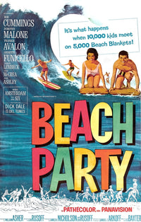 Beach Party Movie Masterprint Poster featuring Annette Funicello and Frankie Avalon