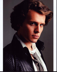 Jonathan Groff photo print in black leather jacket 8x10