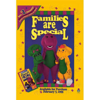 Barney Families Are Special Movie Poster Print 27x40