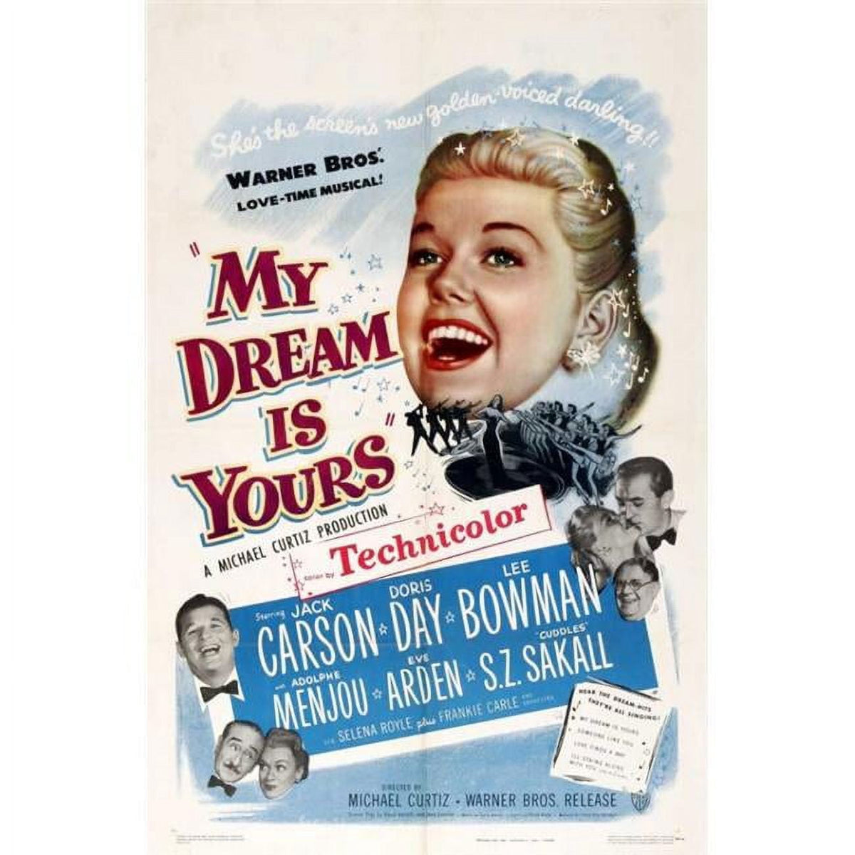My Dream Is Yours Movie Poster Print 27x40 - Classic Cinema Art