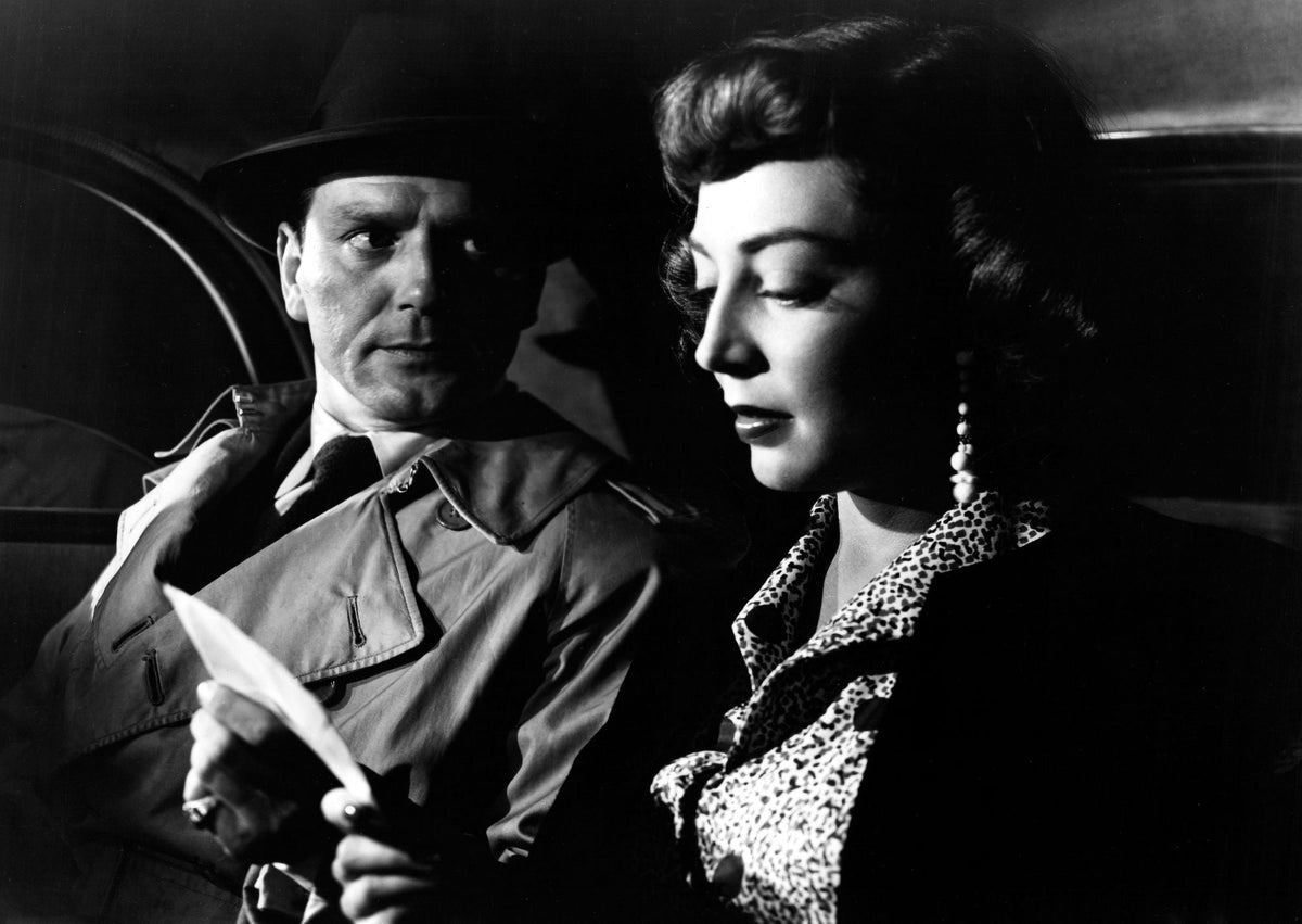 The Narrow Margin 1952 movie photo print featuring Charles McGraw and Marie Windsor.