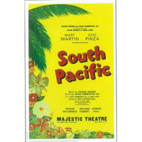 South Pacific Broadway Movie Poster 11x17 size, vibrant colors and classic design.