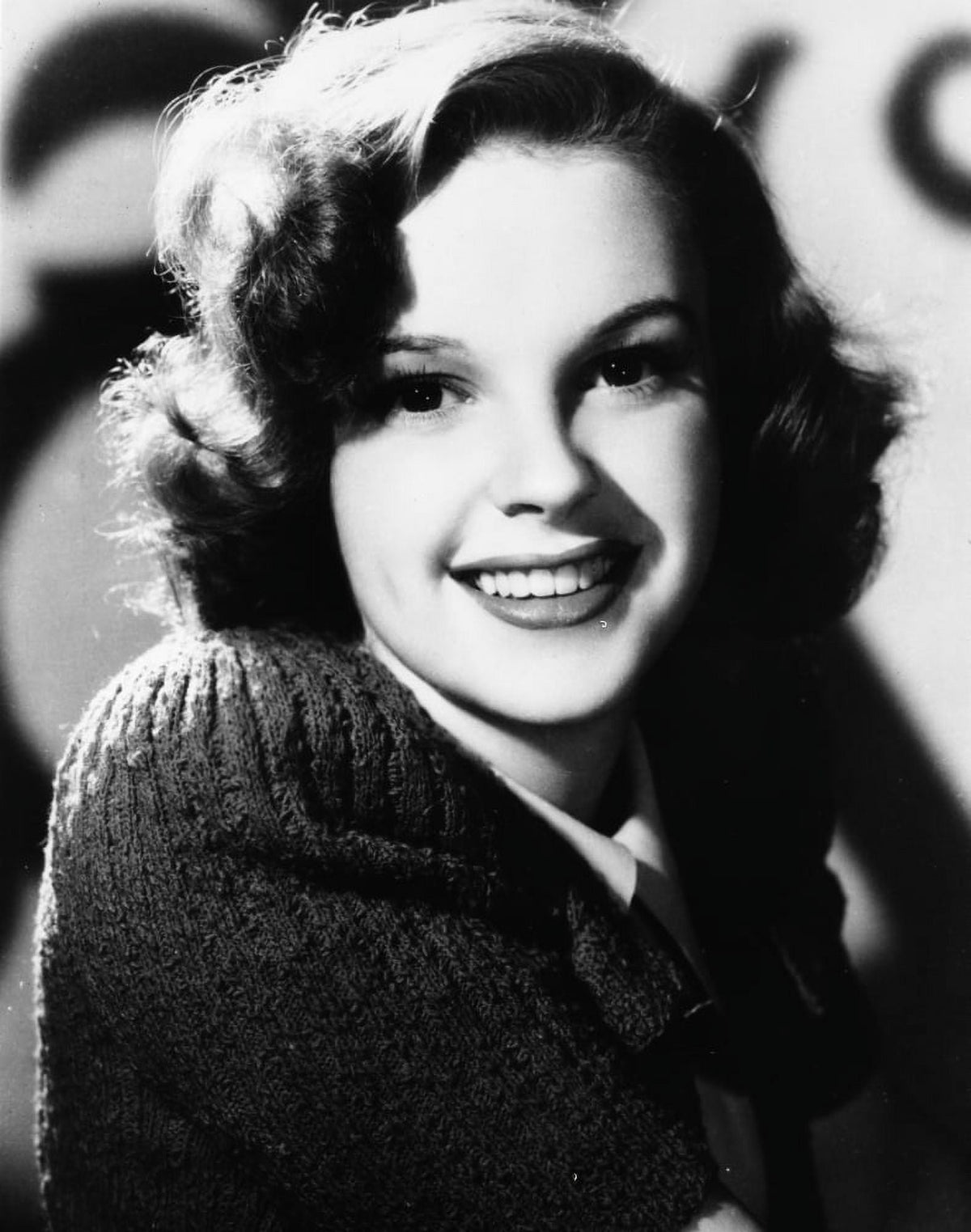 Judy Garland iconic portrait photo print, available in multiple sizes.