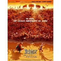 Asterix and the Vikings Movie Poster 11x17 print showcasing vibrant colors and playful characters.