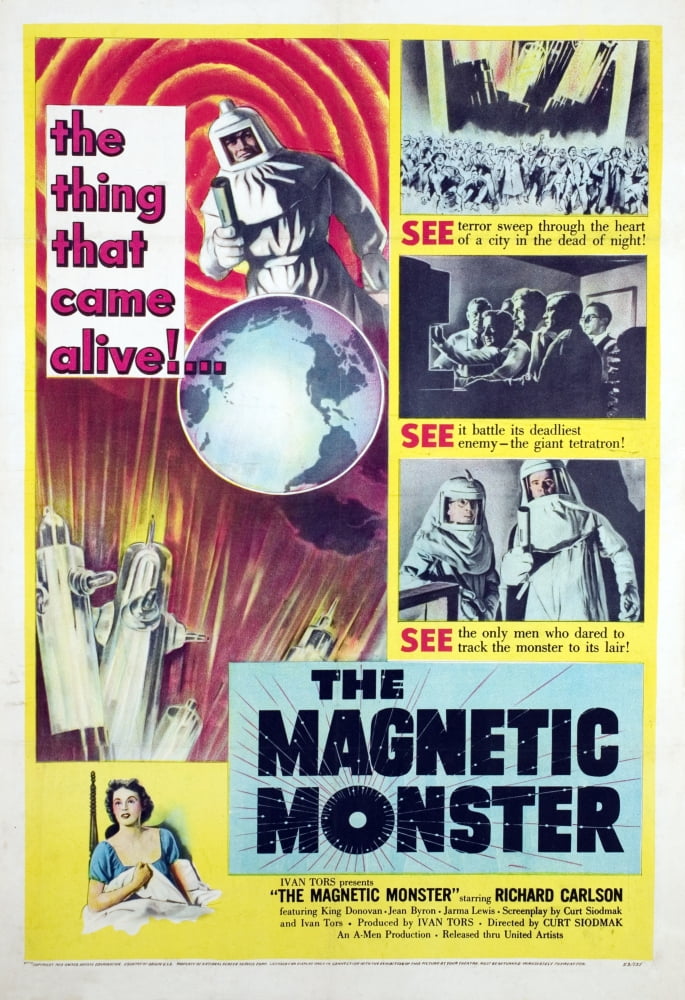 The Magnetic Monster 1953 Movie Masterprint Poster 11x17