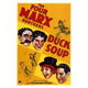 Duck Soup Movie Poster Print featuring the Marx Brothers in a classic comedy scene.