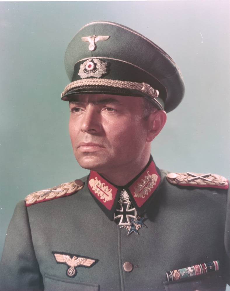 James Mason photo print in general outfit, classic cinema art.