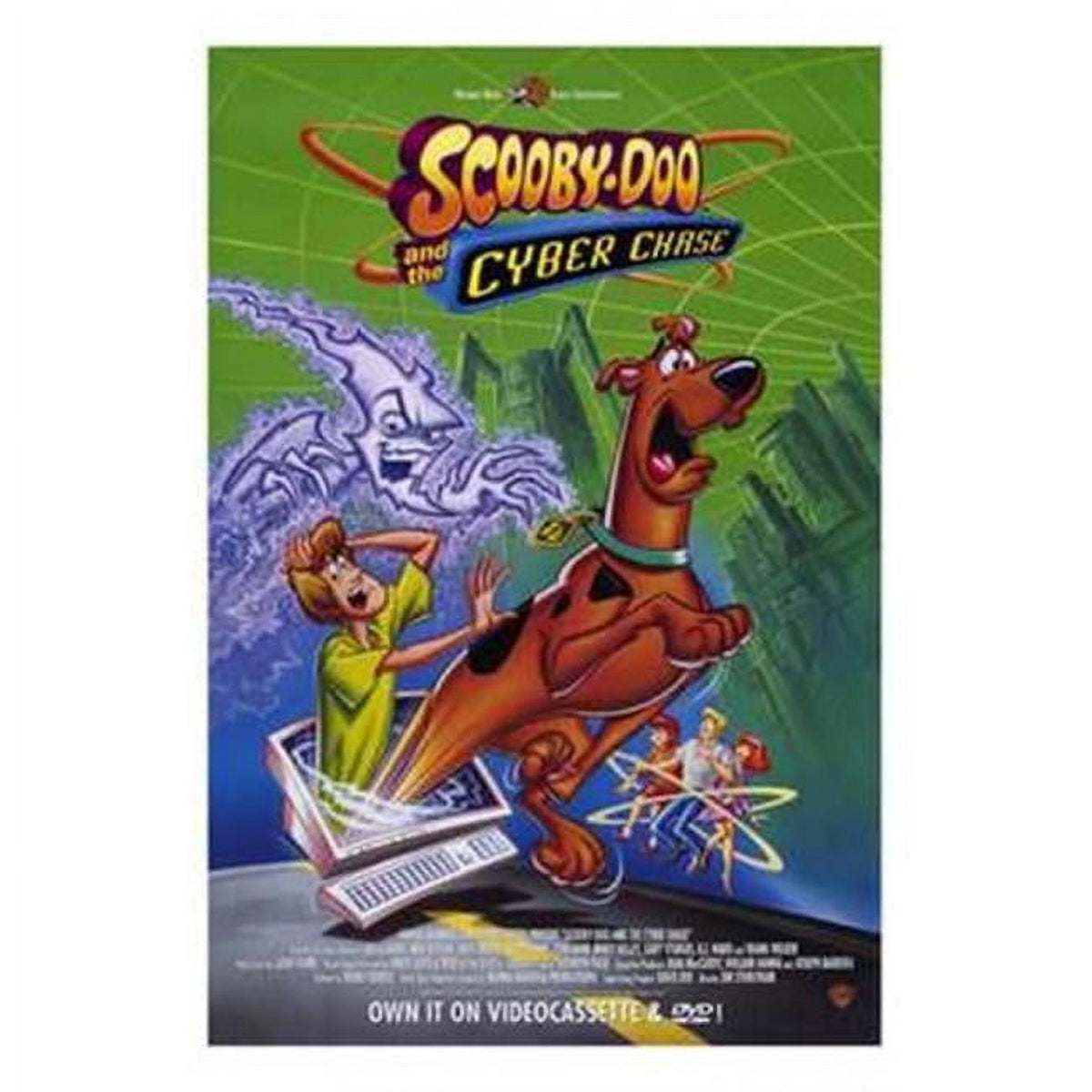 Scooby-Doo and the Cyber Chase Movie Poster 11x17 featuring vibrant colors and beloved characters.