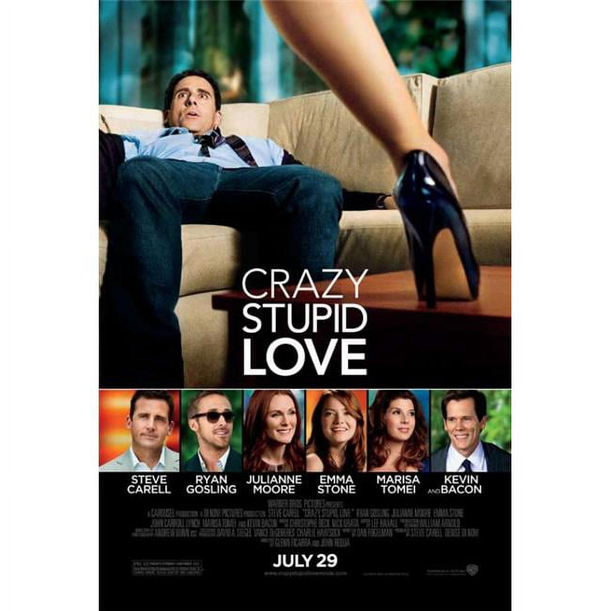 Crazy Stupid Love Movie Poster Print 27x40
