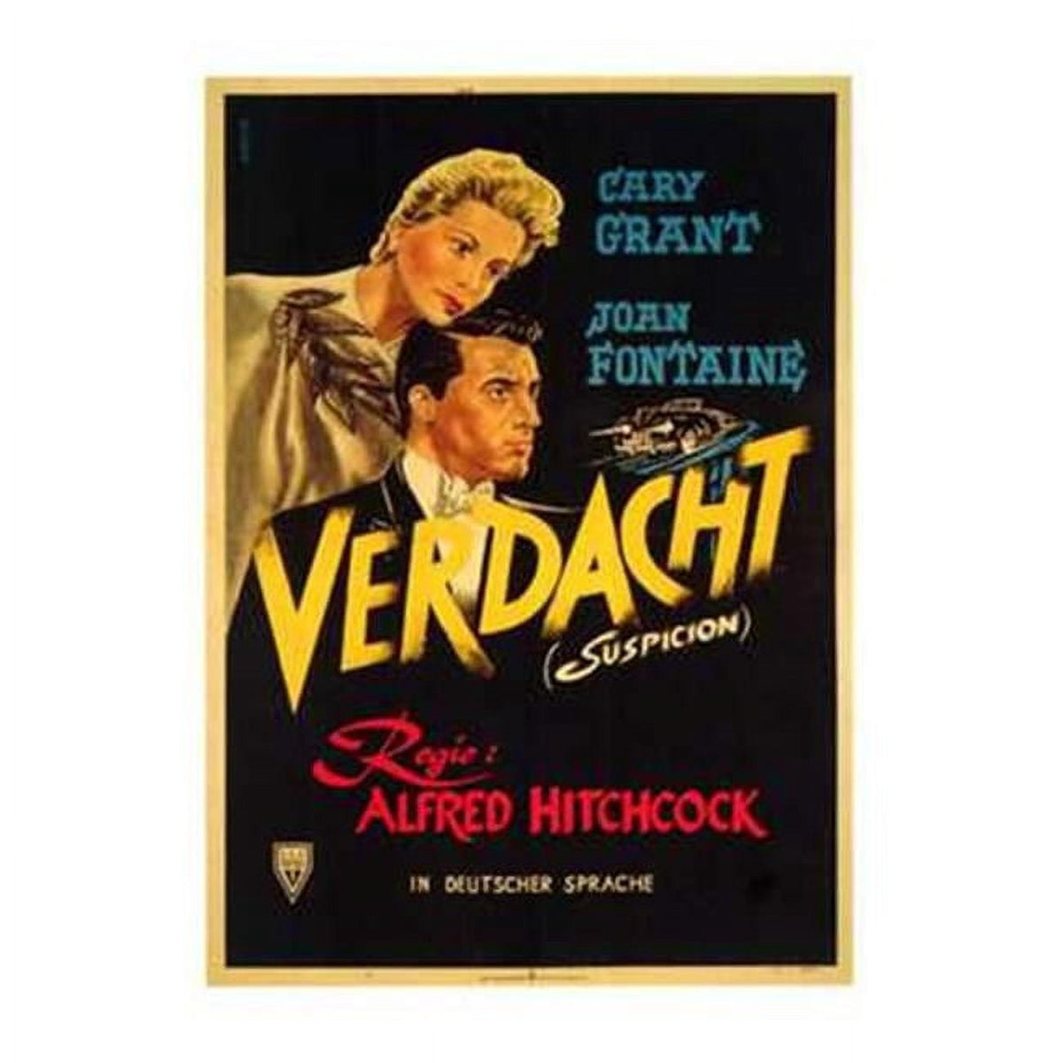 Suspicion Movie Poster in 11x17 size featuring classic film art.